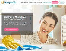 Tablet Screenshot of happymaids.com